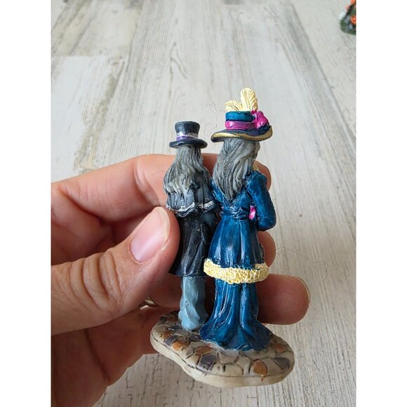 Lemax skeleton couple people accessory Halloween village - Picture 5 of 6